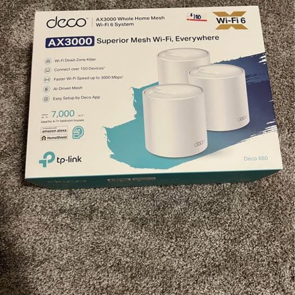 TP-Link Deco X60 WiFi mesh system